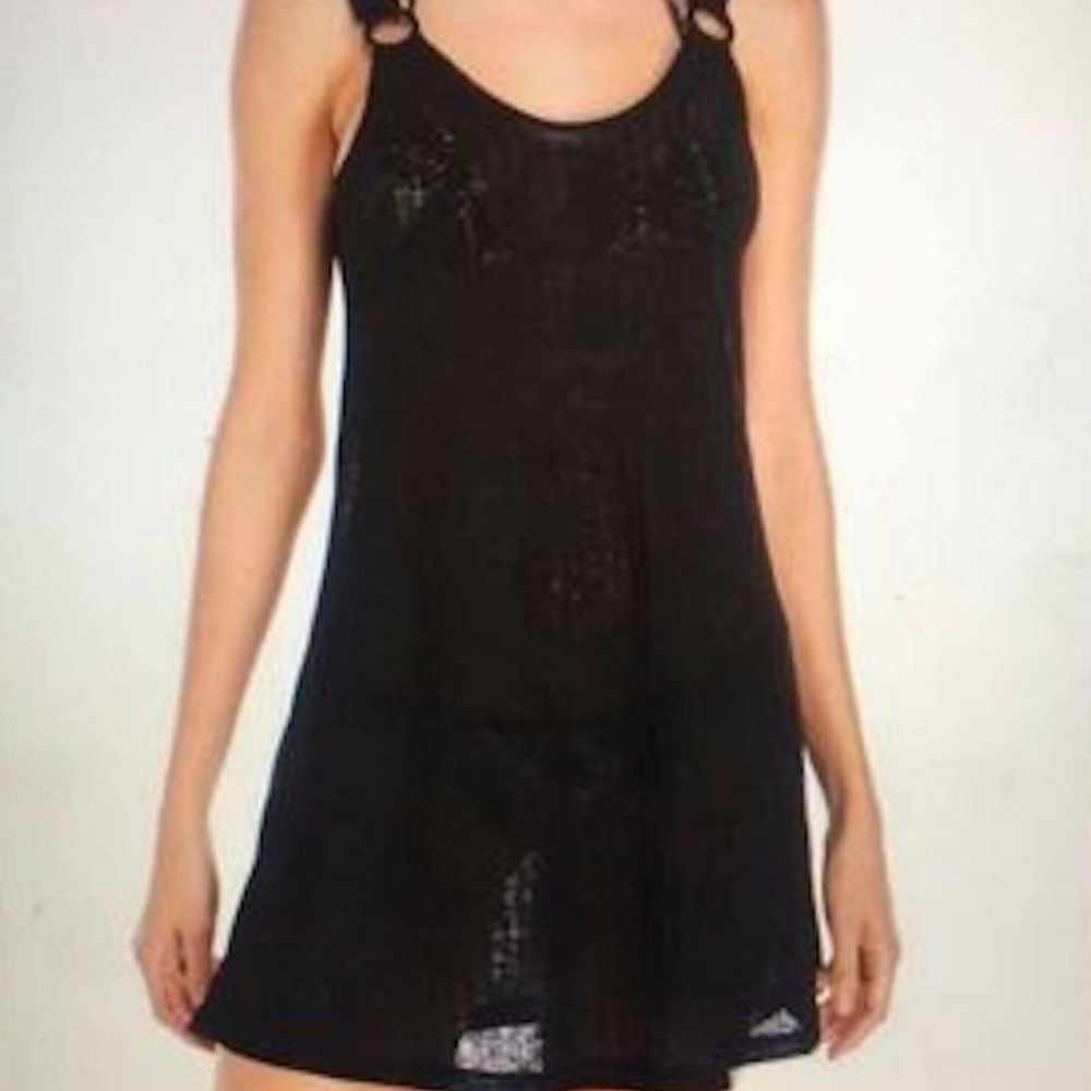 Beliza Swimwear Black Mesh Cover Up. Size M